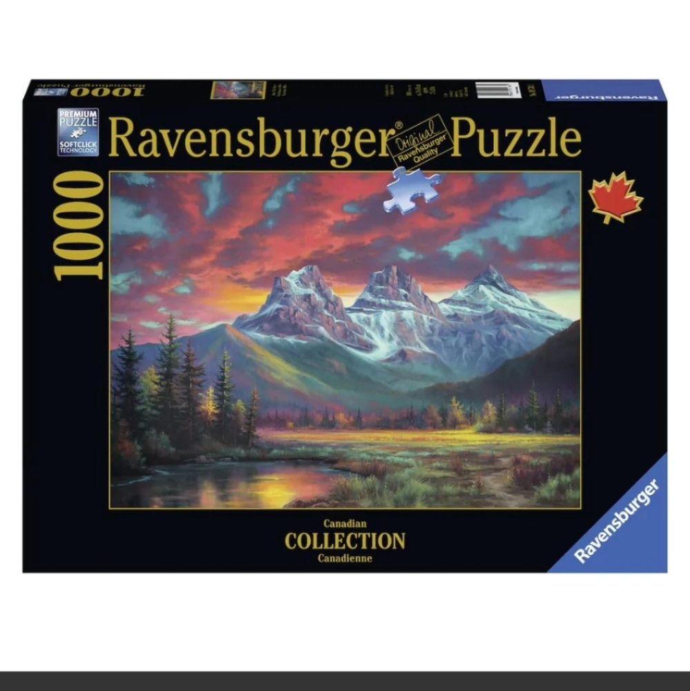Ravensburger Alberta's Three Sisters 1000 Piece Canadian Collection Puzzle